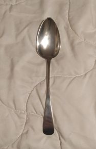 Antique 1822 Sterling Silver Serving Spoon