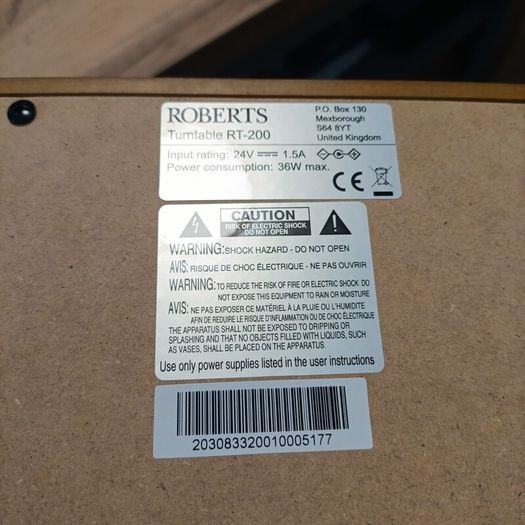 ROBERTS RT 200 Elite turntable