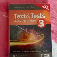 Text & Tests 3 Ordinary Level Maths LC