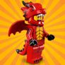 Lego DRAGON SUIT BOY Minifigure Lego Series 18 Lego Minifigure Image 3