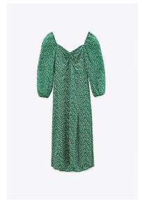 Zara Printed Midi Dress