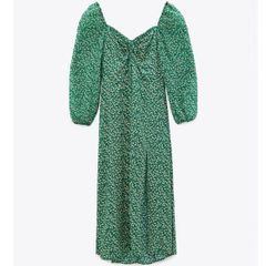 Zara Printed Midi Dress