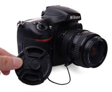 Lens Cap Keeper Holder String Rope