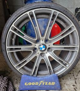 Good year wheel display stand goodyear includes wheel garage mancave display tyre shop