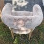 NEXT Aire Oslo Faux Fur Mink Chair Image 4