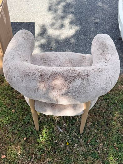 NEXT Aire Oslo Faux Fur Mink Chair