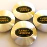 1set LAND ROVER Silver with Green logo 71mm Alloy Wheel Center Caps cap Hub Cover 71 Image 2