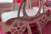 princess carraige bed