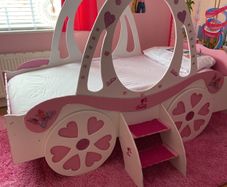 princess carraige bed