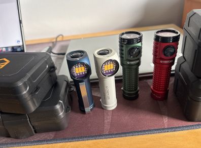 Fireflies Flashlights two X4's and two L60's