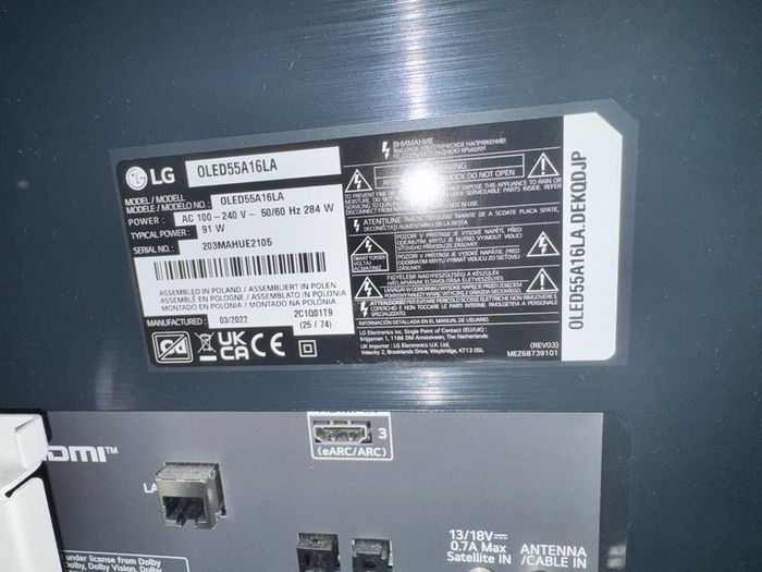 Lg Oled 55 Tv + Home Cinema