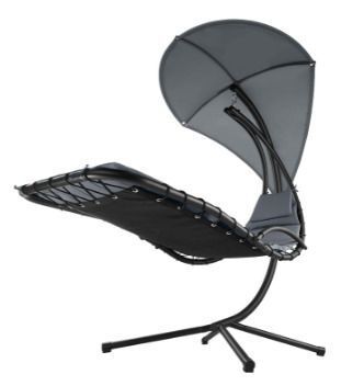 Indoor & Outdoor Hanging Lounger with Frame, Floating Lounger with Paraso