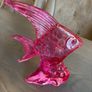 Large Waterford Crystal Pink Angel Fish Image 4