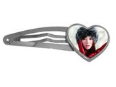 Personalised Photo Girls Heart Hair Clip