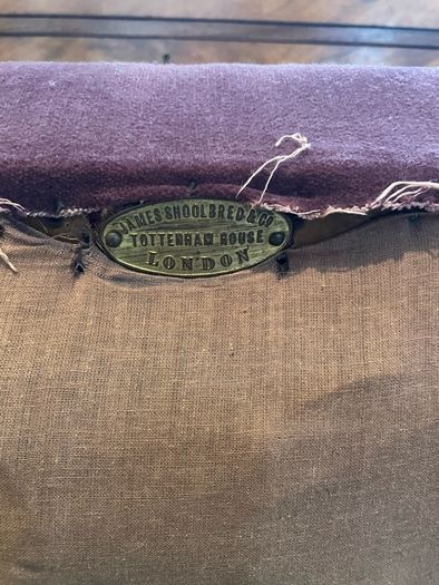 Authentic Victorian James Shoolbred Nursing Chair (Stamped & Plaqued)