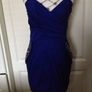 LIPSY LONDEN Beautiful Cobalt Blue Cotton Dress (size 12) Image 2