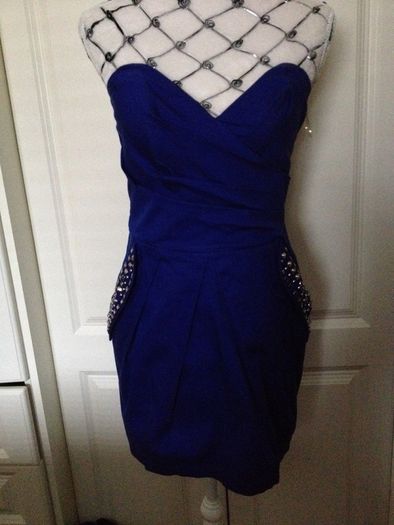 LIPSY LONDEN Beautiful Cobalt Blue Cotton Dress (size 12)