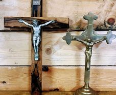 Vintage crucifixes