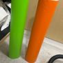 Large vinyl rolls - orange and green Image 2