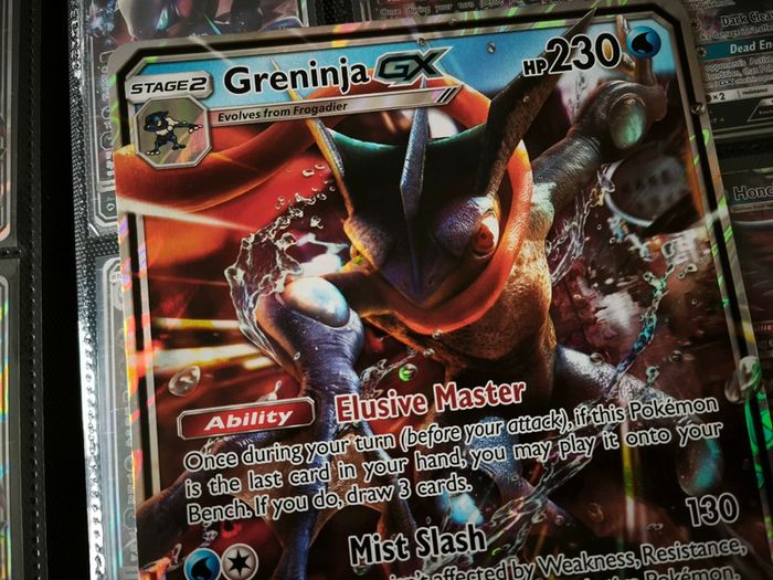 Greninja GX ! Jumbo Oversized Promo ! Promo from Sun & Moon Era ! 2019 ! Pokemon Card !