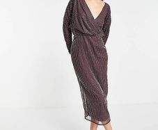 Asos Embellished Batwing Dress