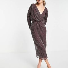 Asos Embellished Batwing Dress