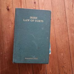 Irish Law Of Torts. By Bryan M.e. Mcmahon And William Binchey. Second Edition Large Volume Hardback In Good Condition. See Photos For Same