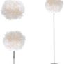 NEW SALE | White Feather Ceiling Pendant Light Shade, Non-Electrical Lampshade for Floor Lamp and Table Lamp Image 4