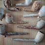 Lot of vintage clay pipe bowls Image 10