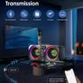 Karaoke Machine, Portable Bluetooth Speaker with UHF Wireless Microphone and Bass/Treble Adjustment, PA System Support TWS, AUX-in, FM,REC Image 2