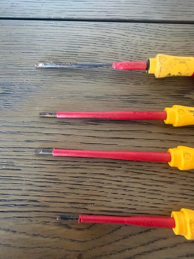 VDE Screwdrivers Flat Head Wiha Wera Stanley