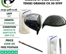 Mizuno ST-Z 220 Driver / 9.5 Degree / Tensei Orange CK 50 Stiff