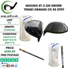 Mizuno ST-Z 220 Driver / 9.5 Degree / Tensei Orange CK 50 Stiff