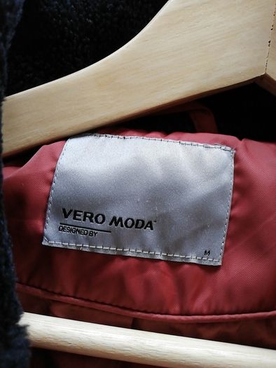 vero moda burgandy coat
