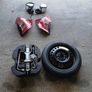 Nissan Note Tail lights and mirrors and spare wheel kit Image 2