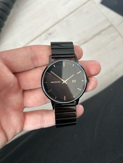 Black Tommy Hilfiger Watch