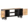 TV Cabinet 110x30x49 cm Solid Reclaimed Wood Image 2
