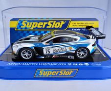 Scalextric Aston Martin Vantage Gt3 #75 Slot Car ( Superslot H4027 C4027 24hr Le Mans touring )