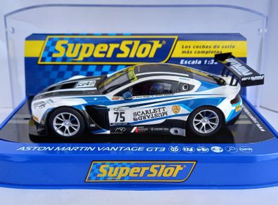 Scalextric Aston Martin Vantage Gt3 #75 Slot Car ( Superslot H4027 C4027 24hr Le Mans touring )