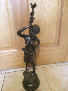 bronze hand made very high grade figure free postage