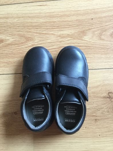 Brand new GEOX black leather Back to school shoes size 27