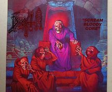 Death Scream Bloody Gore Blue vinyl reissue Metal