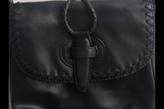 Oriano Black Genuine Leather Crossbody Bag