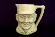Rare cricket legend Don Bradman toby jug
