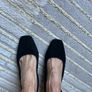 M&S slingback suede shoes size 4 . New Image 6