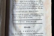 Rare Leather Antique book set. Dated 1788. Swiss and French. Dictonary