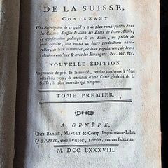 Rare Leather Antique book set. Dated 1788. Swiss and French. Dictonary