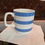 Vintage Blue White Striped Mug Colleen Pattern Carrigaline Pottery Ireland Image 7