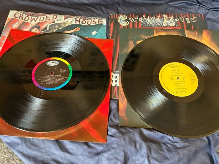 Crowded House 1986 + 88 vinyl albums