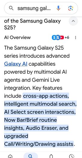 Samsung galaxy s25 Ai phone